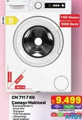 SEG CM 711 7 KG ÇAMAŞIR MAKİNESİ
